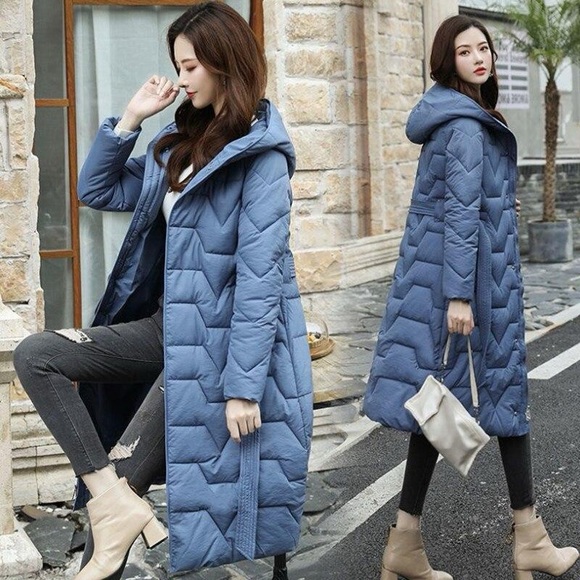 Bosideng Jackets & Blazers - Bosideng Navy Puffer Coat N247-23